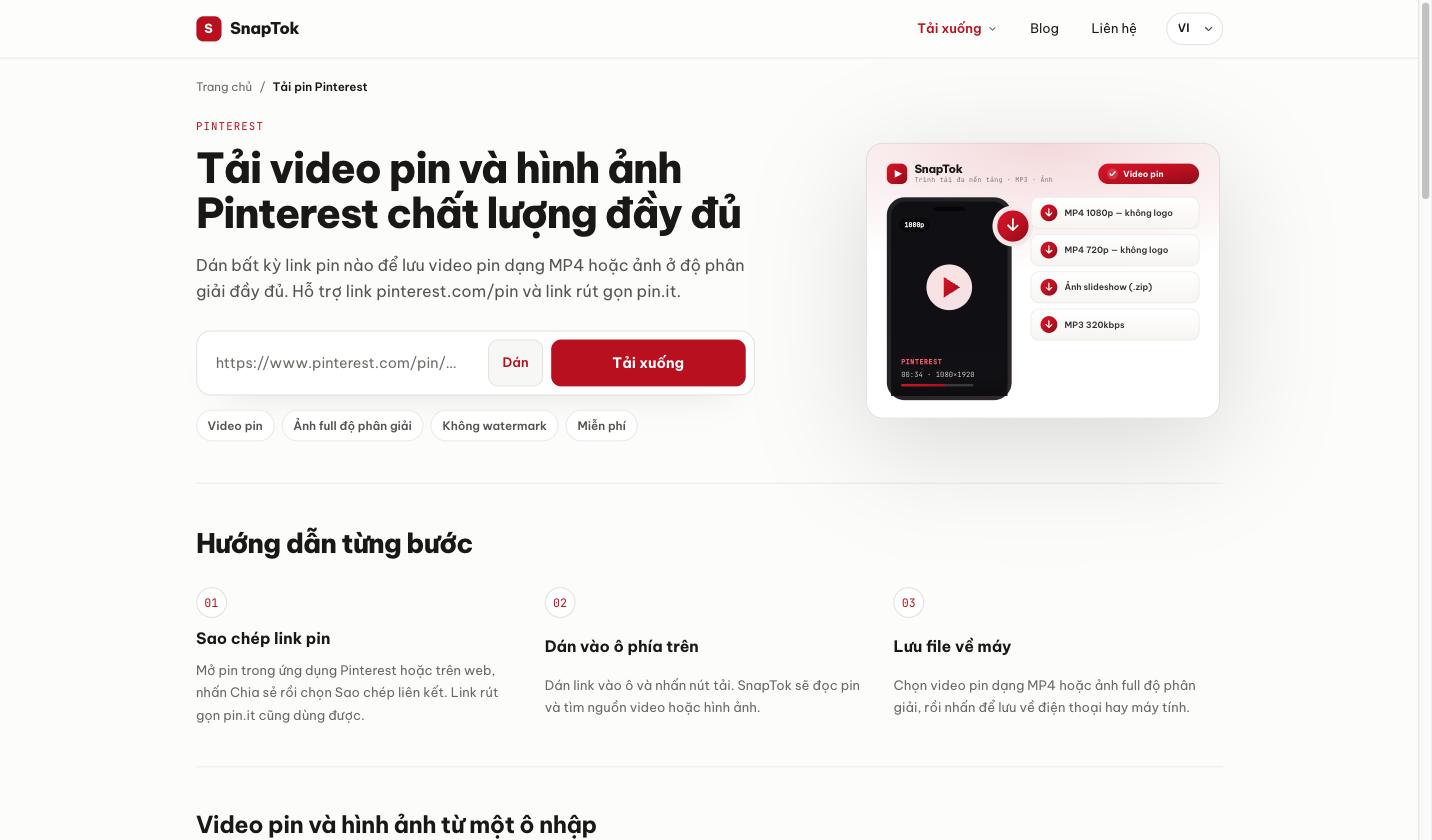 Link pinterest.com/pin và pin.it: cách lấy và tải